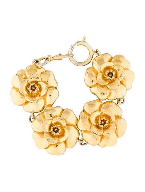 chanel camellia bracelet.